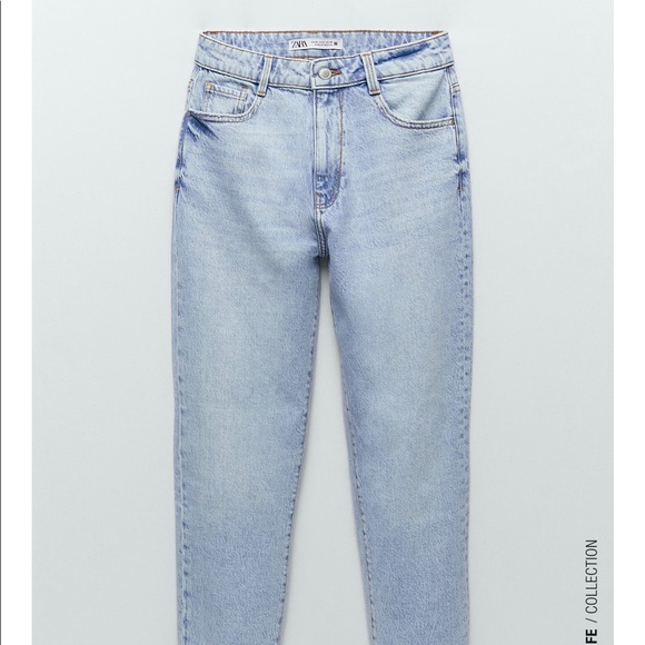 Zara Mom Slim Fit Jeans - Picture 1 of 3